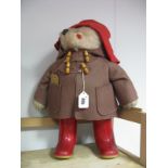 A 1970's Paddington Bear by Gabrielle. Complete with hat, coat, boots and label. All original.