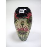 A Moorcroft Pottery Vase, tubelined and decorated in the Bergamot design design by Vicky Lovatt,