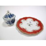 A Flight Barr and Barr Worcester Porcelain Dessert Plate, of shaped circular form, centrally with