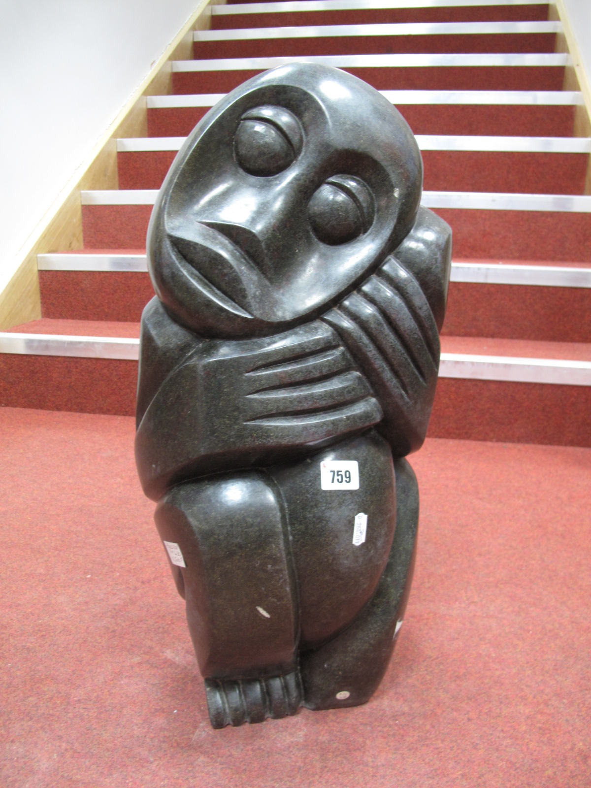 An Abstract Figural Sculpture, "Proud Boy", 59cms high.