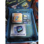Boxed Nintendo Gameboy Advance 32 Bit Wide Colour Screen Handheld Gaming Console, #AGB-001, with all
