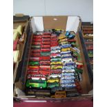 Seventy-Three Matchbox 1'75's, Corgi and Other Manufacturers Diecast Buses and Oddments. All