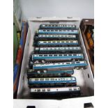 Twenty-Nine "OO" Gauge British Rail Carriages by Airfix, Jouef, Hornby and Mainline. Some