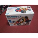 A Boxed Cybon 1 Radio Control Bionic Cybernetic Driver and Off-Road Racer by Galoob. Unusual as