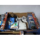 Sega Dreamcast Video Games Console, with leads, two controllers and memory cards, Fission fishing