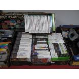 A Huge Video Gaming Bundle, comprising seventeen X-Box games, eight X-Box 360 games, nine Nintendo