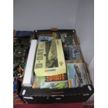 A Quantity of Diecast Military Vehicles, plastic tanks and military themed kits, including planes,