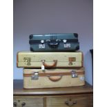 A Circa 1950's "Rev Robe" Fitted Travel Trunk/Case, plus two other similar period suitcases. (3)