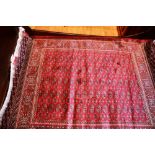 A fine Bokhara motif carpet/wall hanging