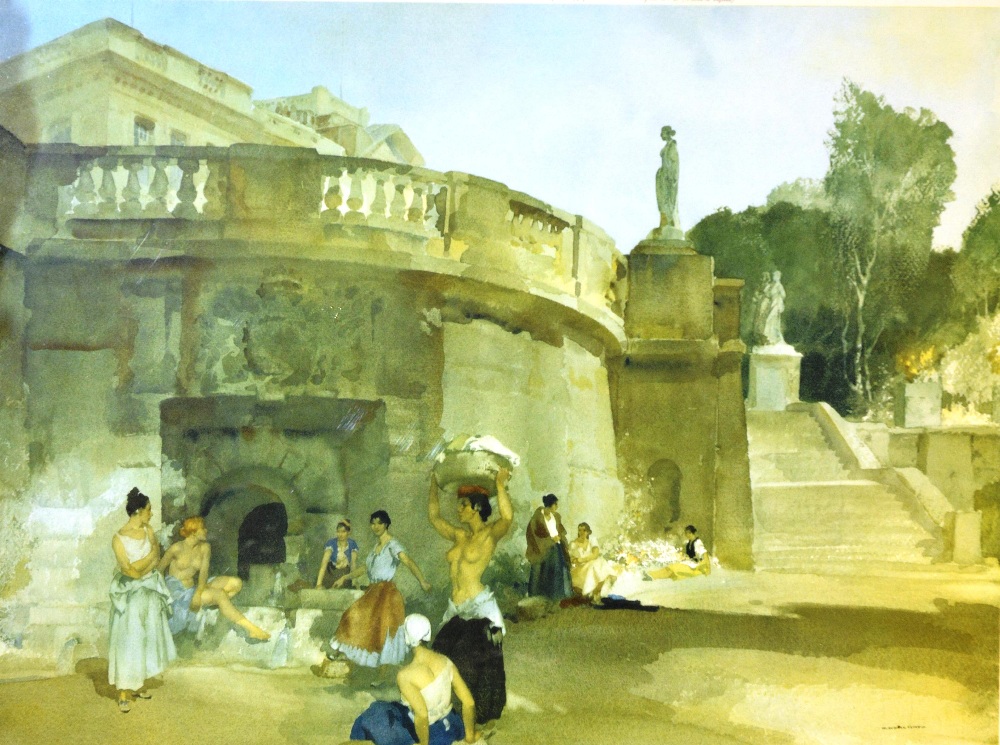 Sir William Russell Flint RA PPWS (1880-