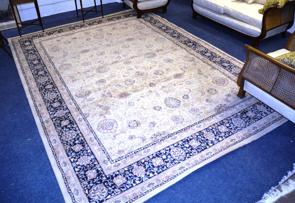 A Castello, Kashan motif carpet, with fl