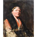 British School
'Flora Drummond, Suffragette'
Oil on canvas, unsigned, 77 x 63cm CONDITION REPORT: