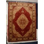 A fine Kum motif carpet/wall hanging, wi