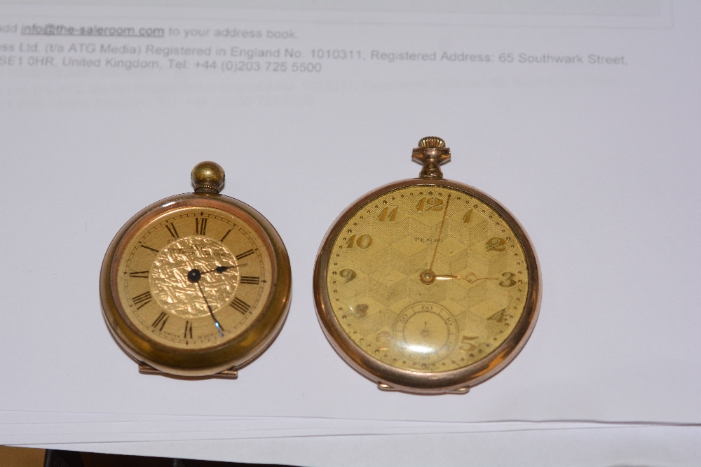 A silver pocket watch, by E Burmester, C - Image 2 of 2