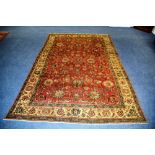 A Persian Tabriz carpet, with allover fo