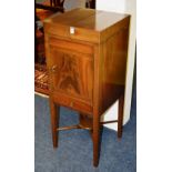 A George III style mahogany washstand, w