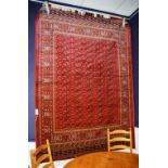 A Bokhara motif carpet/wall hanging, wit