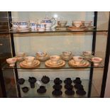 A Rosenthal of Germany china teaset, comprising of 10 side plates, 12 saucers, 12 cups,