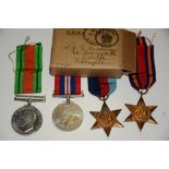 A World War II medal group, featuring The Burma Star, 1939-45 Star,