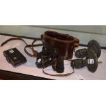 A pair of binoculars by McQuillin & Co, Glasgow, for Barr & Stroud, Glasgow & London, in carry case,