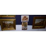 Various paintings,