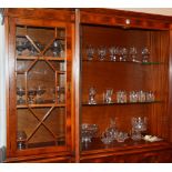 A quantity of crystal wares to include glasses, bowls,