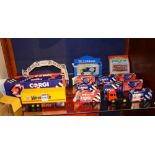 A quantity of boxed Corgi Die-Cast models, comprising of Volvo container truck,