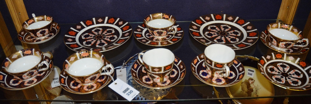 A quantity of Royal Crown Derby Imari tea wares,