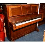 A Bechstein upright piano, circa 1899, frame no.