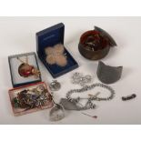 A quantity of costume jewellery and watches (a lot)
