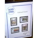 A Lloyds of London Tercentenary 1688-1988 commemorative stamp collection,