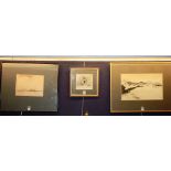 Three etchings, including John M Aitken,