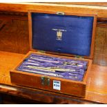 A set of architects drawing instruments, by Morton & Gregory Ltd, London & Glasgow,