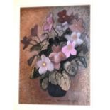 Alison McKenzie RSW (1907-1982)
'African Violets'
Pastel,