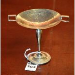 An Edward VII Sheffield silver tazza, dated 1905 by James Dixon & Sons,