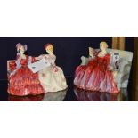 A Royal Doulton statuette of Sweet and Twenty, HN1298, 15cm high,