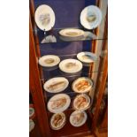 A quantity of Wood & Sons and Wilkinson fish related picture plates,