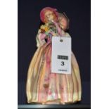 A Royal Doulton statuette of June, HN1671, 20cm high CONDITION REPORT: Lot 3 - chip to foot.