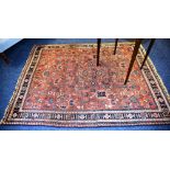 An antique Persian Kashkali rug c.
