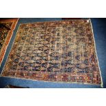 An antique Persian Afghan rug,