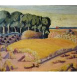 M Villiers
'Norfolk Landscape'
Oil on canvas board, unsigned, 25 x 30cm CONDITION REPORT: Lot