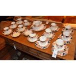 A Plant Tuscan china teaset,