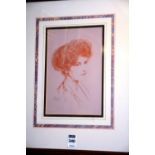 Tony Conduct (Scottish)
'Portrait of a Lady'
Red chalk, signed lower left,