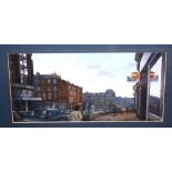 Johnstone
'ABC Sauchiehall Street, Glasgow'
Oil on board, signed lower right,