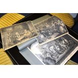 After William Howgarth
'The Rake's Progress Series' 
Four engravings, plates 1,2,4 & 6,