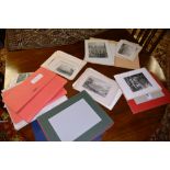 A large quantity of book plates and mounting boards (a lot)