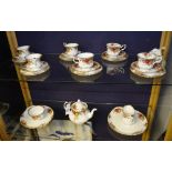 A Royal Albert 'Old Country Roses part teaset,