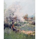 THEODOR VON HORMANN (GERMAN 1840-1895)Spring Musings, oil on canvas76.3 x 63.3 cm (30 x 25 in.)