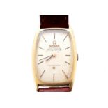 18 ct. gold Omega constellation automatic chronometer, circa 1960 no. BA 153.0029 in tank case,