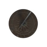 Bronze sun dial  plate 30 cm. Worldwide shipping available: shipping@sheppards.ie